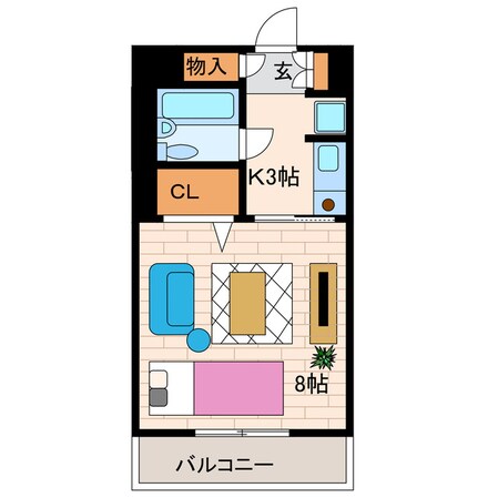 上島駅 徒歩4分 1階の物件間取画像